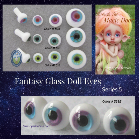 Glass Doll Eyes Fantasy Sculpture Polymer Clay Craft Eyes