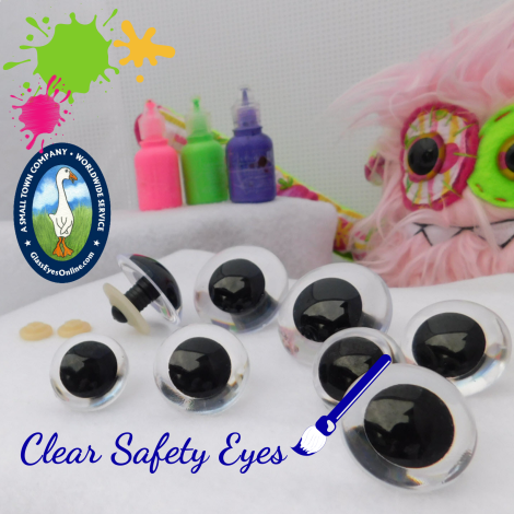Safety Eyes Clear Paint Your Own