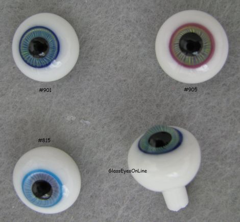 Glass Doll Eyes Three Color Iris 901, 905, 815