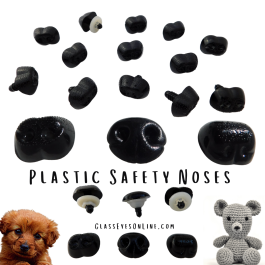 Character Animal Safety Nose for Soft Toys & Teddy Bears PLASTIC BACK NOSES 