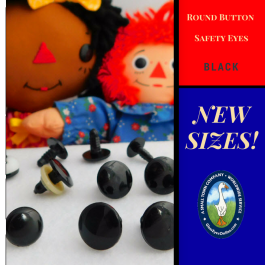 Black Safety Eyes /30mm/35mm/40mm/45mm, Eyes for Stuffed Animals, Eyes for  Teddy Bears, Amigurumi Eyes, Eyes for Crochet 