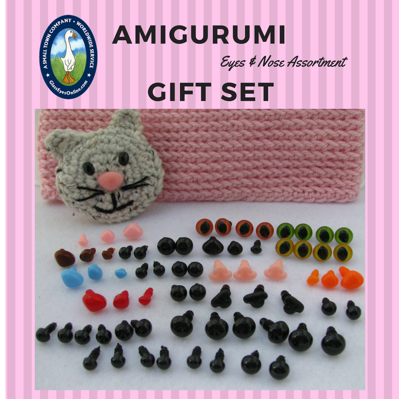 Amigurumi Safety Eyes and Nose Assortment Gift Set