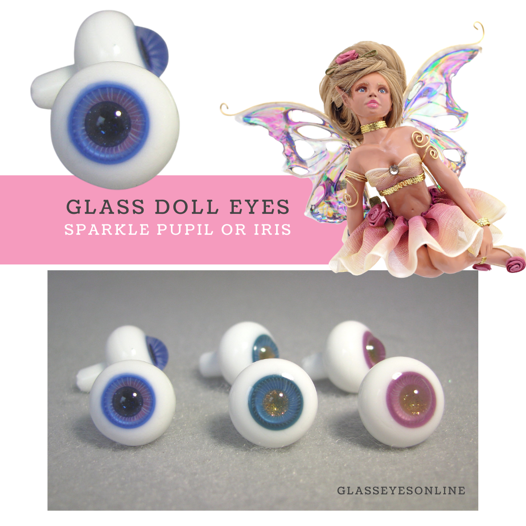 Plastic Oval Doll Eyes 1 Pair