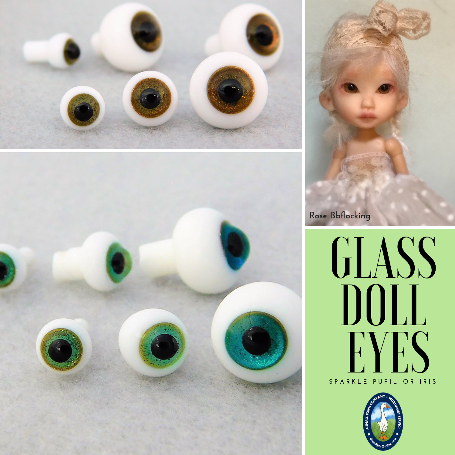 Glass Doll Eyes For Doll Artists