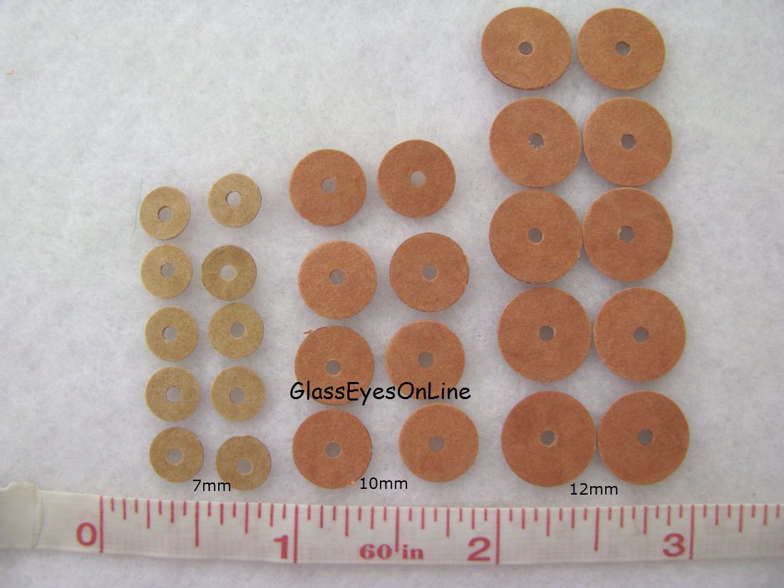with Tap Bolt Set For Jointed Teddy Bear = 10 1 ½“ Hard Board Discs 
