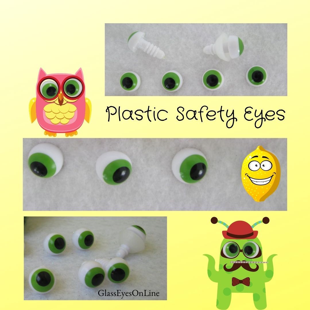 10mm Frog Eyes with washers ( 2-eyes )
