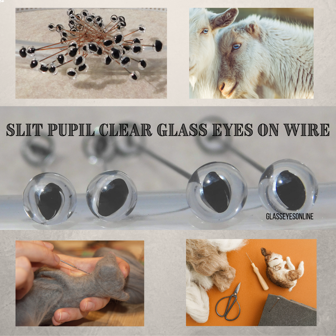 Glass Eyes On Wire Cat Eyes Dragon Eyes Slit Pupil Eyes